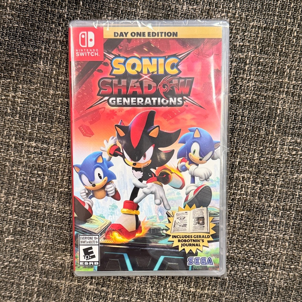 Sonic Shadow Generations Day One Edition for Nintendo Switch - Red and Black